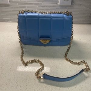 Large Capri Blue Michael Kors Bag
SoHo Large Quilted Leather Shoulder Bag